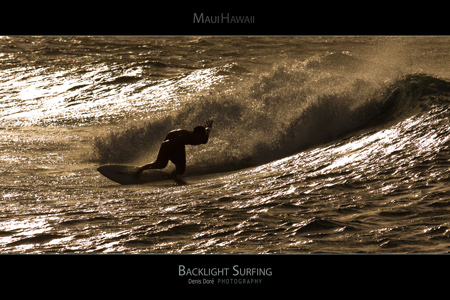 Maui Hawaii Surf Poster