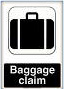 Hawaii Airport Baggage Claim Sign