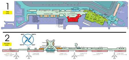 Kahului Airport Terminal Map