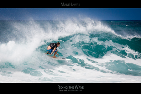 Maui Hawaii Surf Poster
