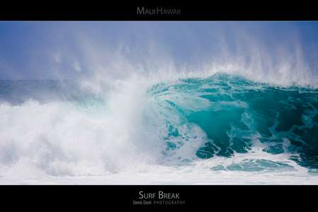 Maui Hawaii Surf Poster